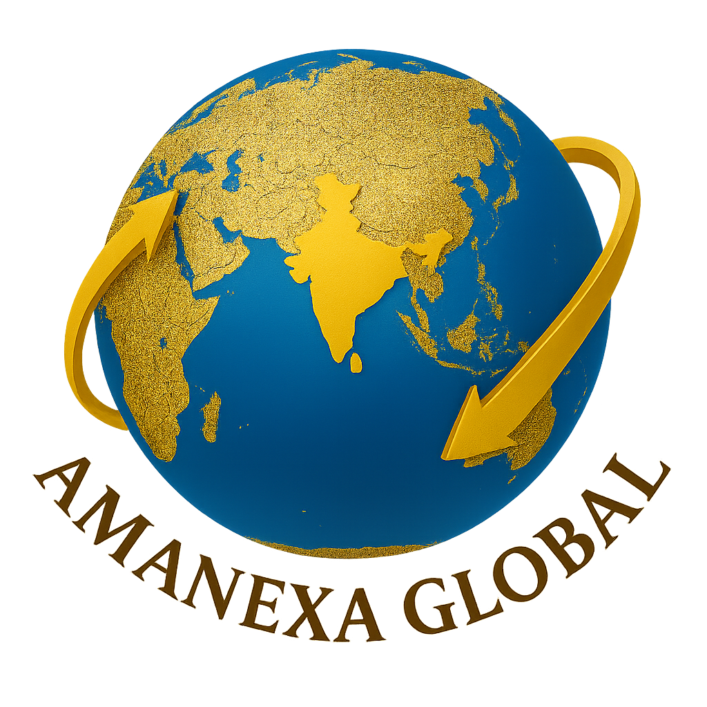 Amanexa Global globe emblem